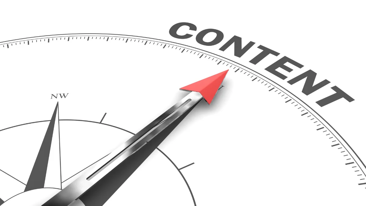 Clean website content structure