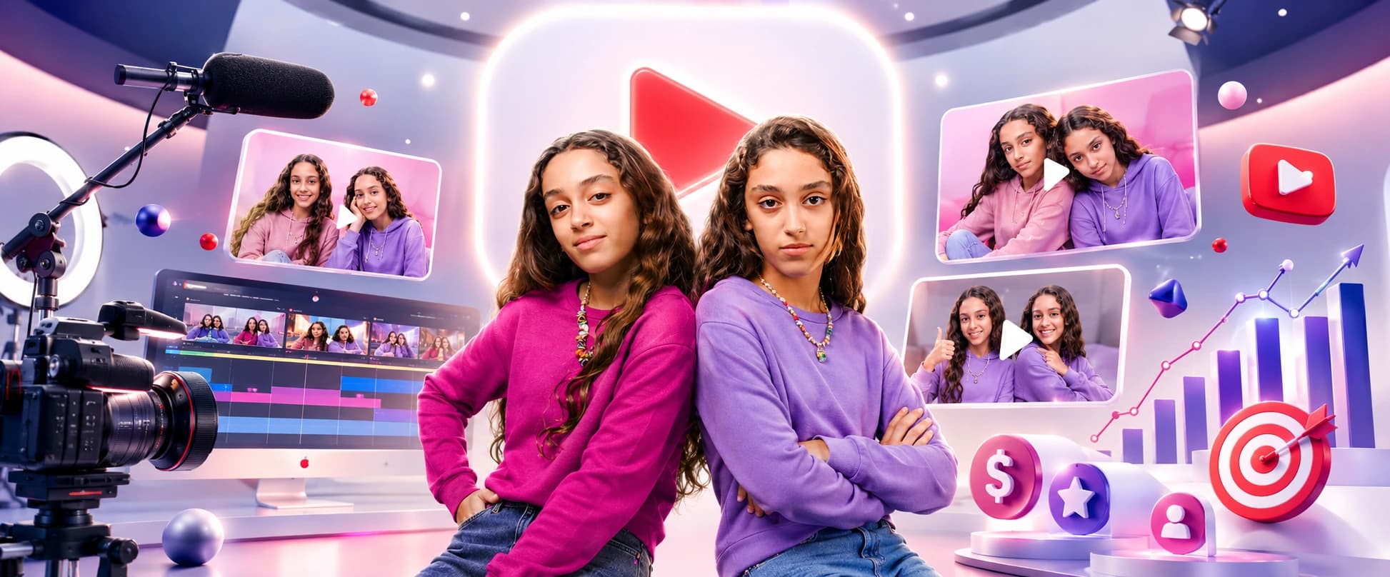 YouTube content strategy and creative growth work for Sila and Zeina