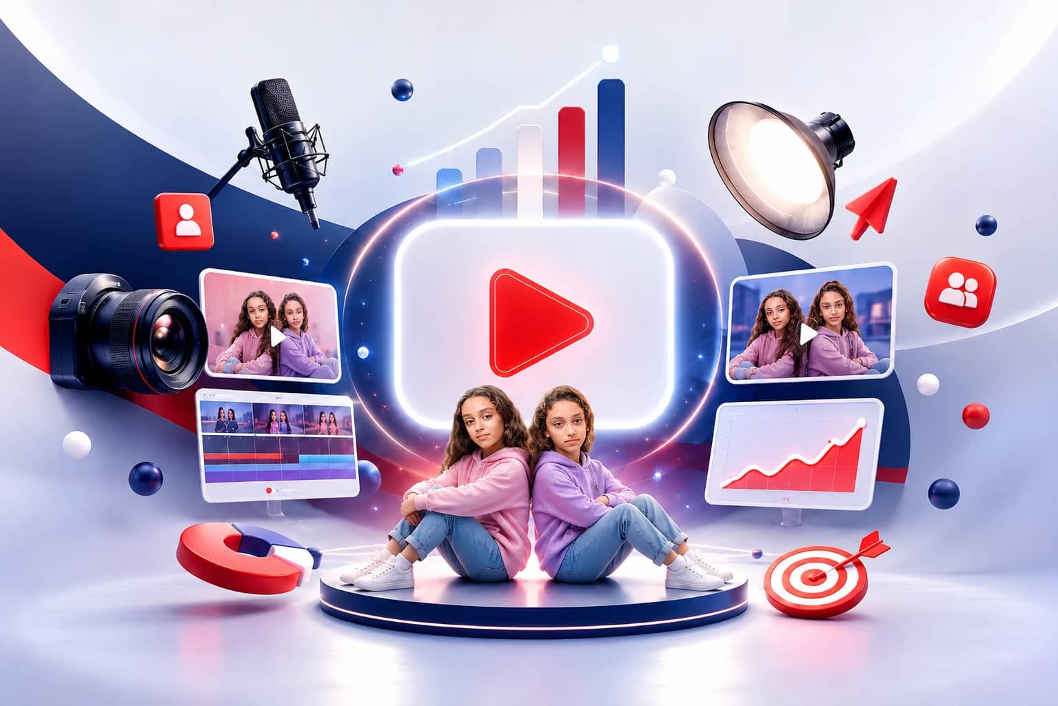 مشروع إدارة قناة سيلا وزينة على يوتيوب من Aranbis